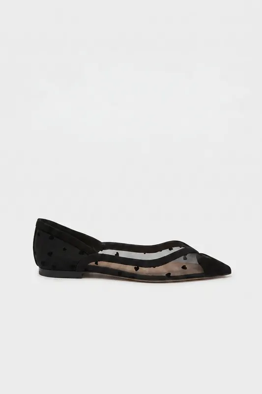 LK Bennett Valena Flats Black Maat: 42 | Ballerina's Outlet | Dames | Zwart