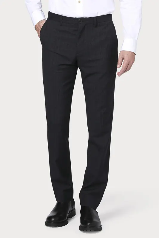 Paul Smith Mens Chino Mid Fit Black Maat: W28 | Chino's Outlet | Heren | Grijs