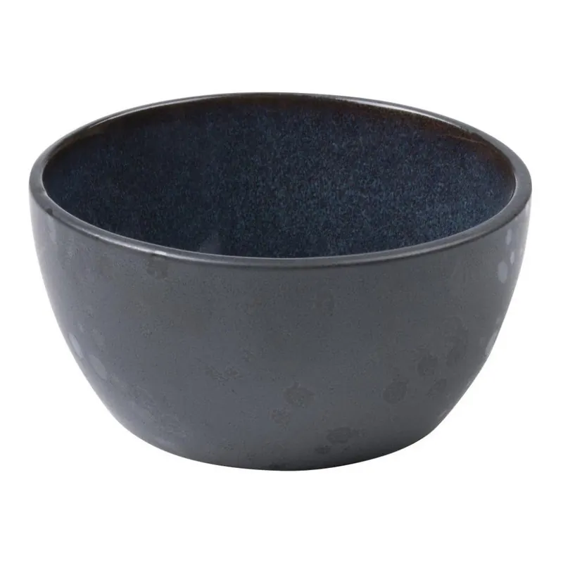 Czarno-niebieska kamionkowa miska 200 ml Gastro Black/Dark Blue – Bitz