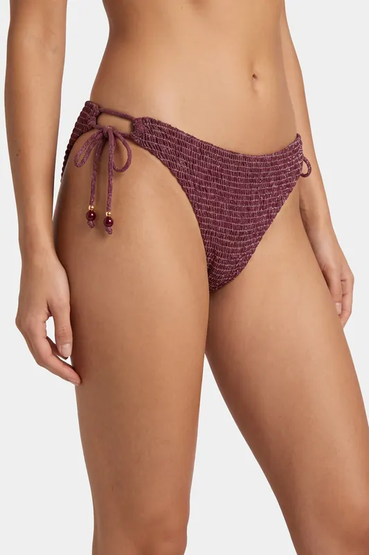 Bolina Island Club Tropicana Bottoms Aubergine Maat: XS | Bikini's Outlet | Dames