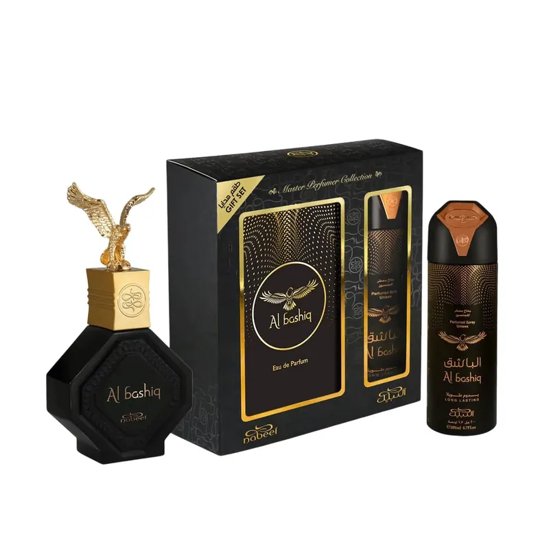 Zestaw Nabeel: Fulad, Woda Perfumowana, Dla Mężczyzn, 100 ml + Fulad, Dezodorant w Sprayu, Dla Mężczyzn, 100 ml