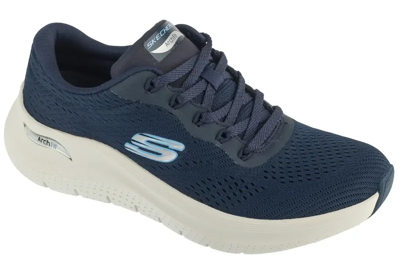 Skechers Arch Fit 2.0 - Big League 150051-NVY, Damskie, Granatowe, buty sportowe, przewiewna siateczka, rozmiar: 38