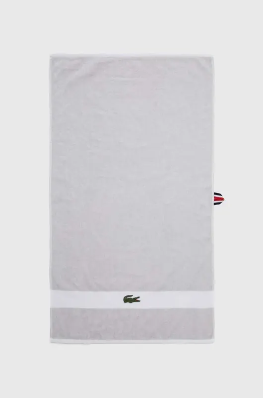 Lacoste mały ręcznik bawełniany L Casual Argent 55 x 100 cm
