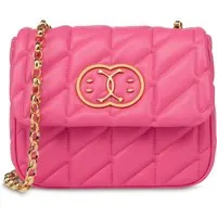 Moschino Double Smiley® Quilted Shoulder Bag Purple Maat: OS | Handtassen Outlet | Dames | Roze