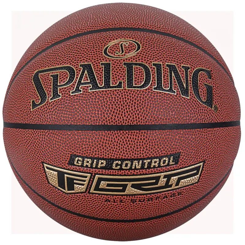 Spalding Grip Control TF Ball 76875Z, Unisex, Pomarańczowe, piłki do koszykówki, Skóra kompozytowa, rozmiar: 7