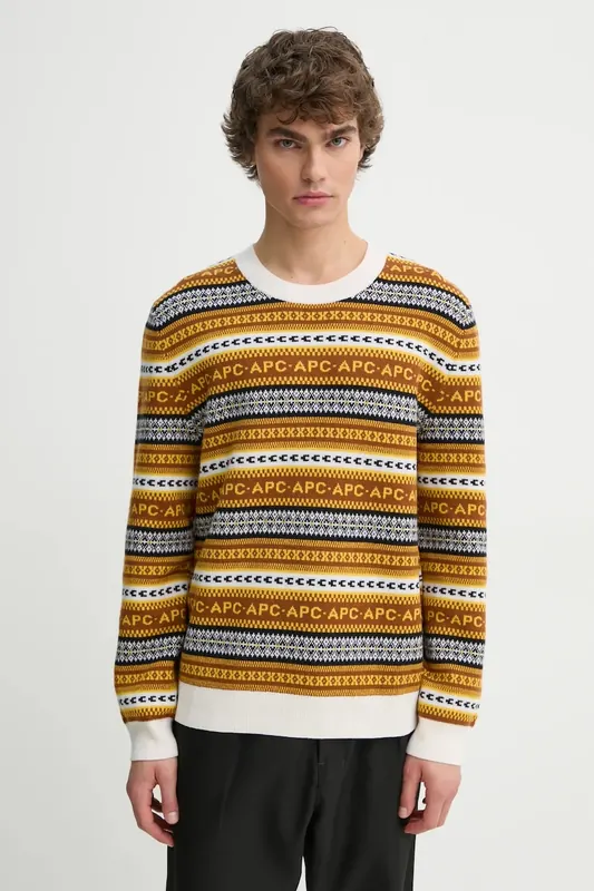 A.P.C. sweter wełniany pull malcom