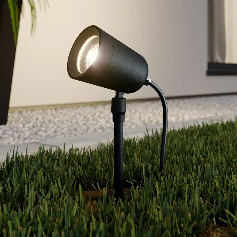 Lindby Elmana reflektor z grotem ziemnym GU10 IP65