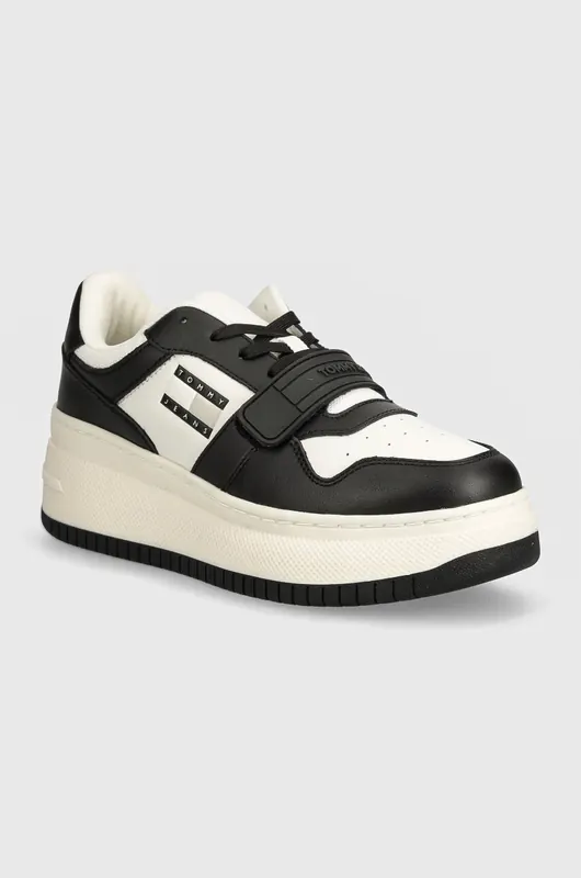 Tommy Jeans sneakersy TJW RETRO BASKET FLATFORM VELCRO