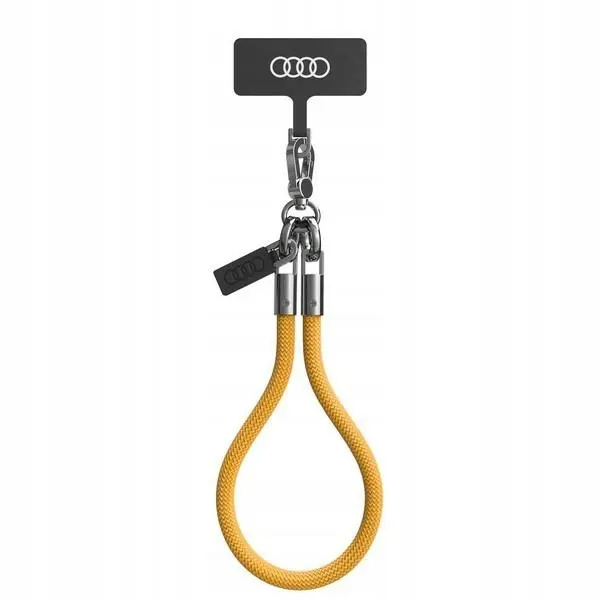 Smycz Audi Crossbody uniwersalna 28cm x 8mm żółta Audi