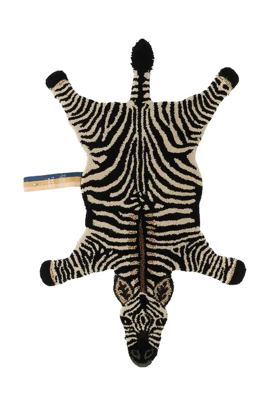 Doing Goods dywan wełniany Stripey Zebra 102 x 67 cm