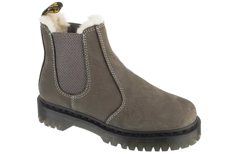 Dr. Martens 2976 Bex FL Chelsea Boot DM41420020, Damskie, Szare, sztyblety, skóra licowa, rozmiar: 38