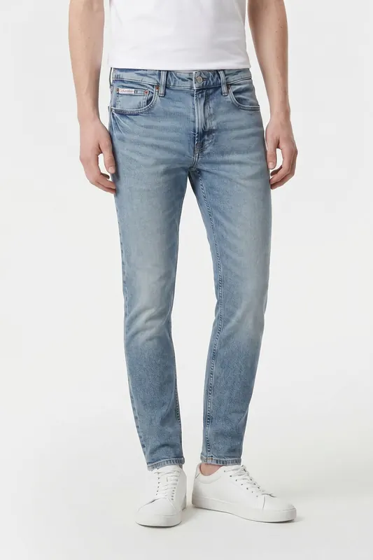 Calvin Klein Slim Taper Dispatched Jeans Dispatcher Maat: W35L32 | Slim Jeans Outlet | Heren | Blauw