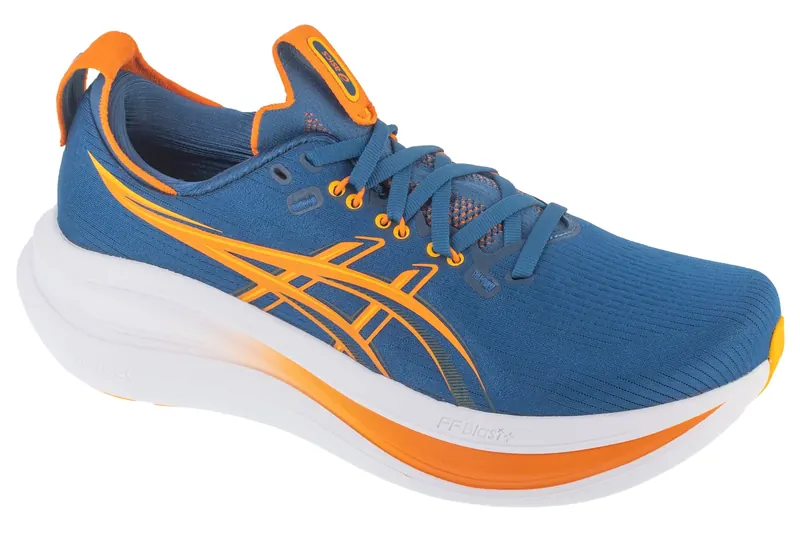 ASICS Gel-Nimbus 28 1011C127-401, Męskie, Niebieskie, buty do biegania, tkanina, rozmiar: 47