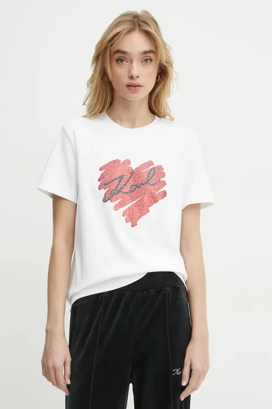 Karl Lagerfeld t-shirt bawełniany