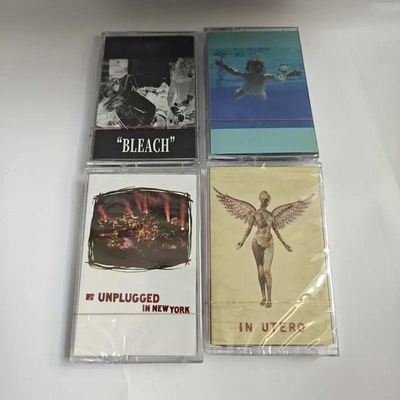EU US Grunge Rock Music Tape MTV Unplugged in New York Album Nevermind Cassettes Cosplay Walkman Car Recorder Soundtracks Box
