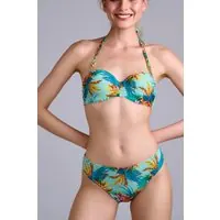 Marlies Dekkers Hula Haka Aqua Sky Plunge Balcony Bikini Top Maat: 75B | Bikini's Outlet | Dames | Blauw