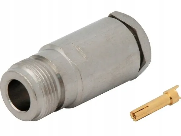 Złącze gniazdo N na kabel H1000 Skręcane