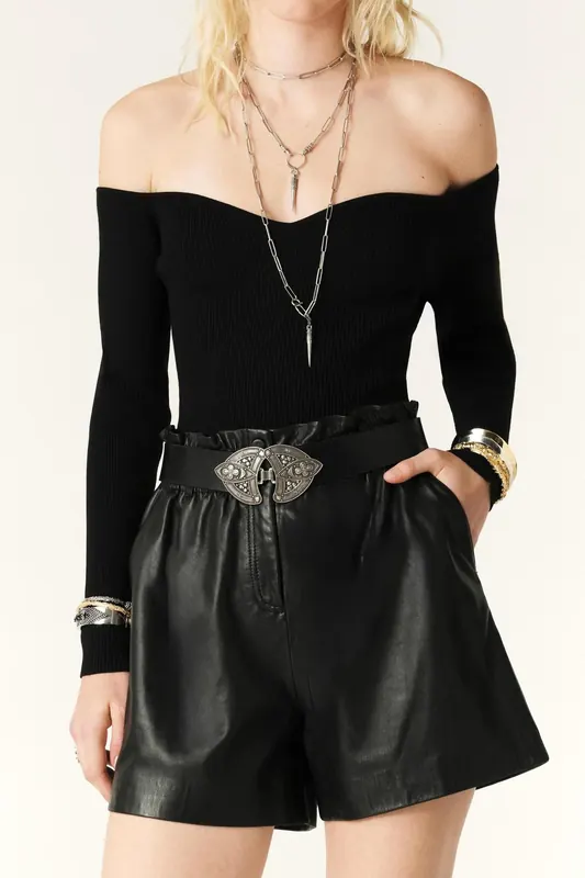 BA&SH Long Sleeves Knit Black Maat: L | Sweaters Outlet | Dames | Zwart