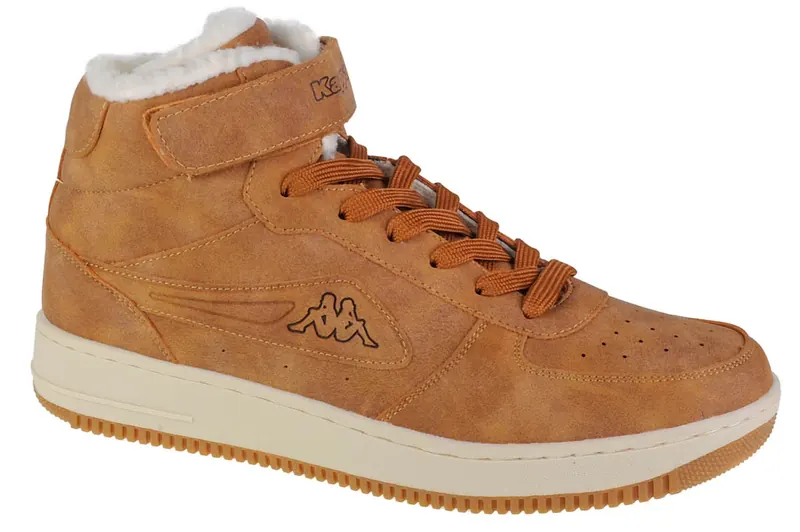 Kappa Bash Mid Fur 242799-5443, Męskie, Brązowe, buty sneakers, skóra syntetyczna, rozmiar: 37