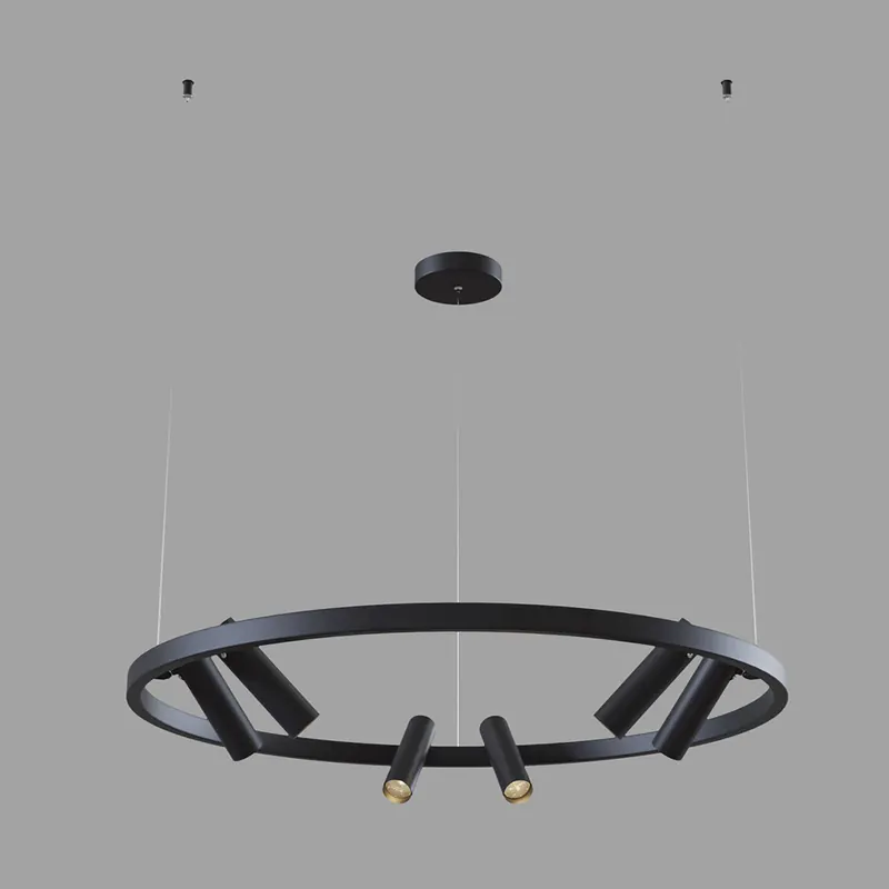 Maytoni Satellite żyrandol LED 3 300 K czarny