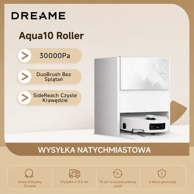 Robot sprzątający Dreame Aqua10 Roller