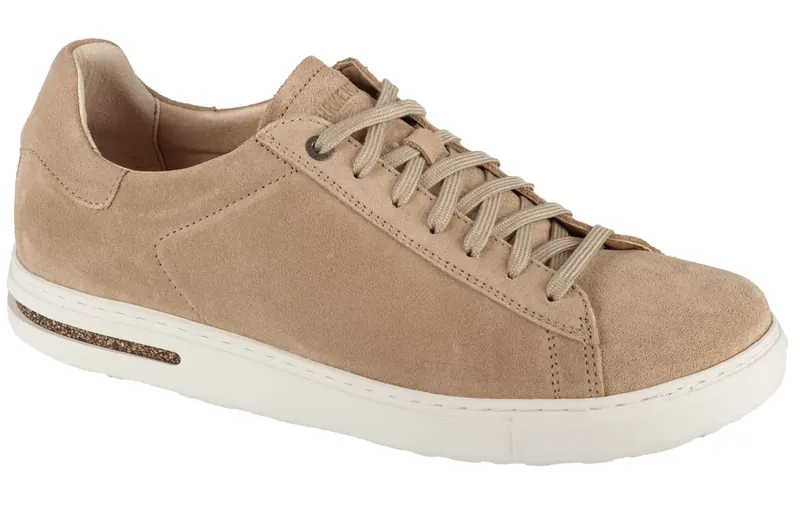 Birkenstock Bend Low LEVE 1027290, Unisex, Beżowe, buty sneakers, skóra zamszowa, rozmiar: 36