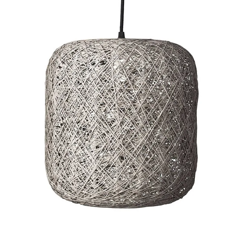 Lampa wisząca Dyberg Larsen Spin S, szary, Ø 30 cm