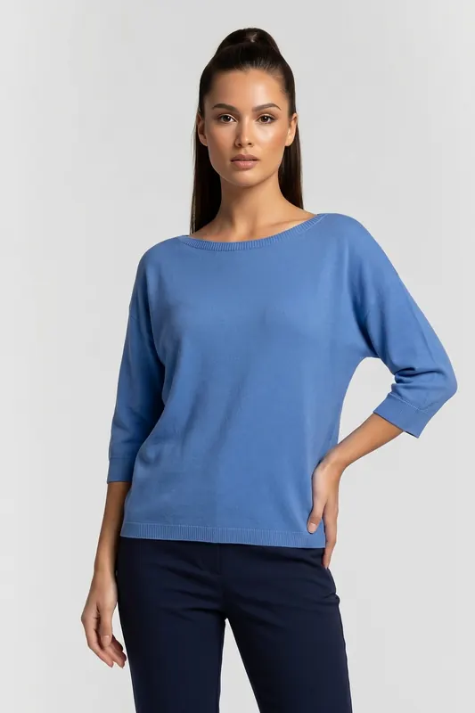 Comma Pullover Blue Maat: 34 | Sweaters Outlet | Dames | Blauw