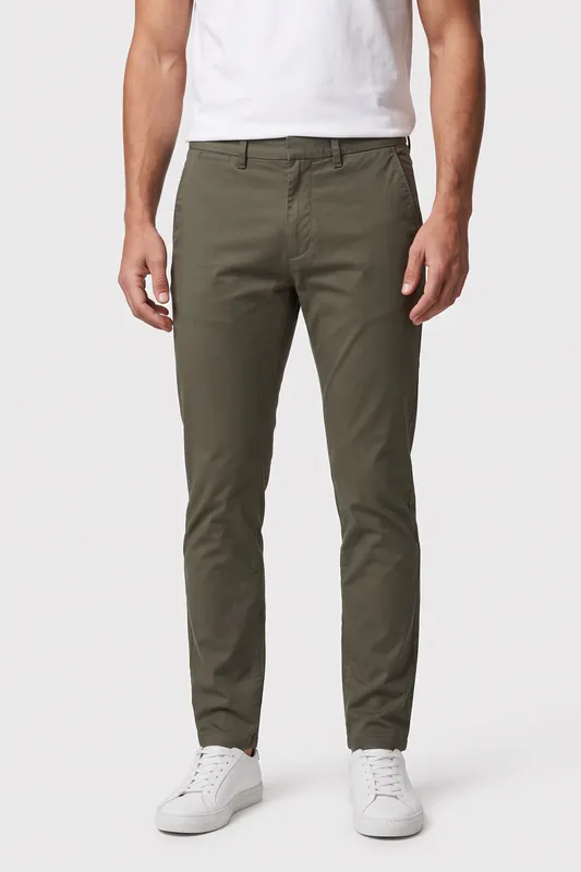 ARKET Edwin Slim Chino Khaki Maat: 44 SHORT | Chino's Outlet | Heren | Bruin