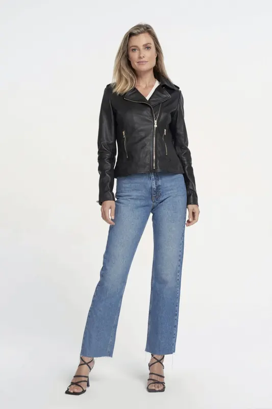 Ibana Bear Blaze Black/gold Maat: 34 | Leren Jassen Outlet | Dames | Zwart