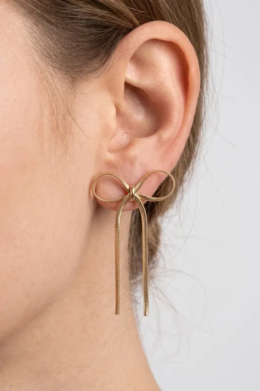 PURELEI Bow Ohrringe Gold Maat: OS | Oorbellen Outlet | Dames | Goud