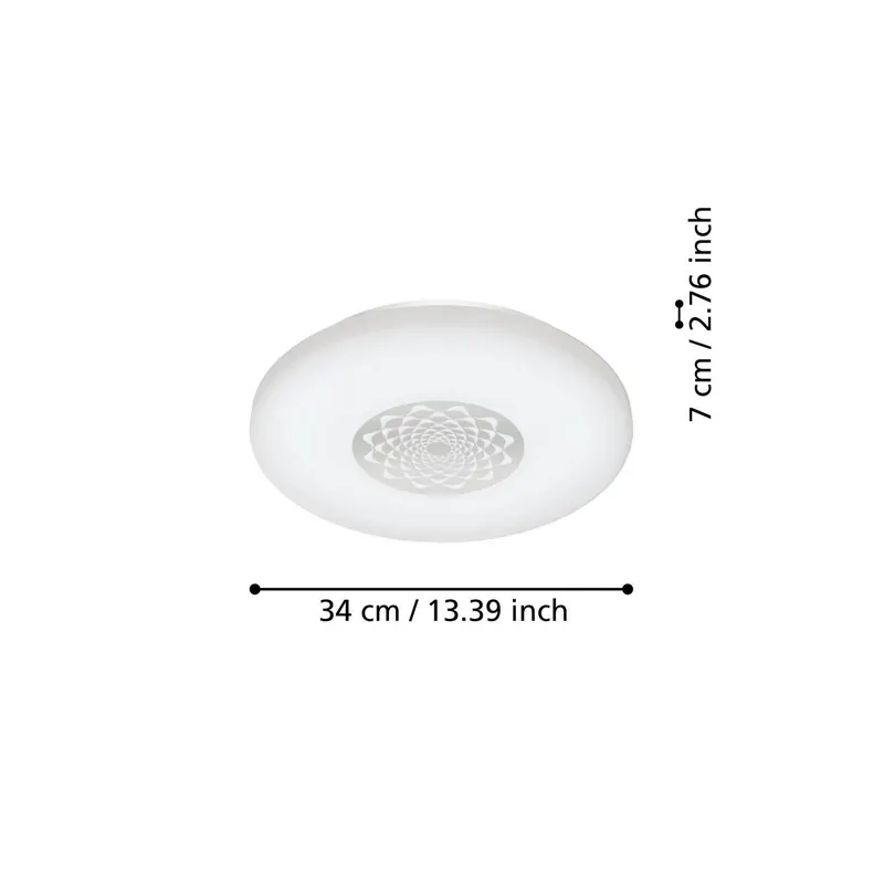 EGLO connect Capasso-Z lampa sufitowa LED CCT