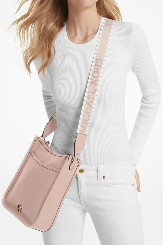 Michael Kors Large Ns Messenger Soft Pink Maat: OS | Schoudertassen Outlet | Dames | Roze