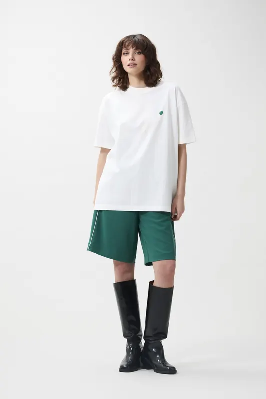Catwalk Junkie Oversized Graphic Tshirt Off White Maat: 38 | Tops Outlet | Dames | Wit