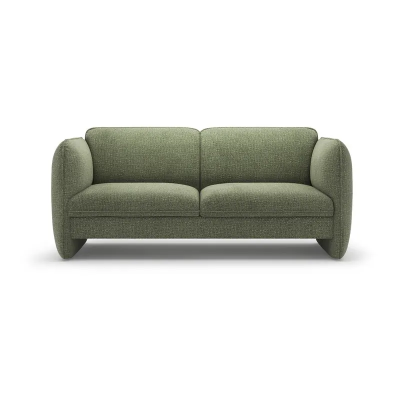 Zielona sofa z tkaniny szenilowej 168 cm Georgia – Micadoni
