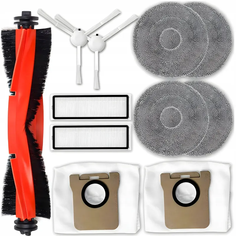Zestaw Filtry Szczotki Mop Worki Do Xiaomi Robot Vacuum X10+ X20+ S10+ Plus