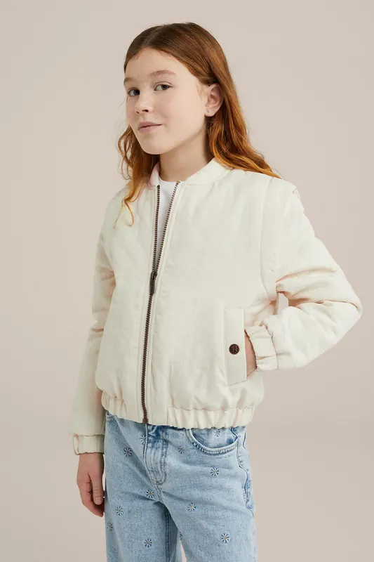 We Fashion Girls Bomber Off-white Maat: 98/104 | Jassen Outlet | kids | Wit