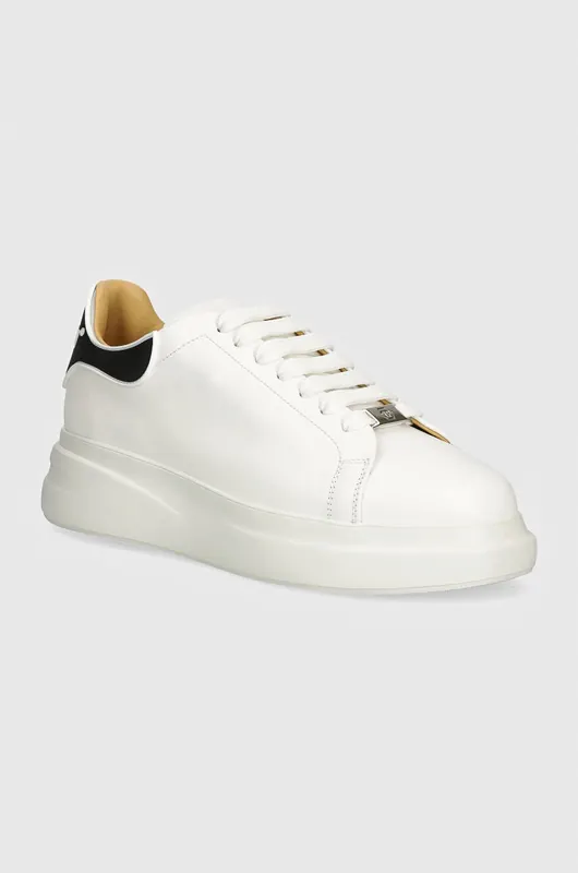 Philipp Plein sneakersy skórzane Lo-Top Mega Star
