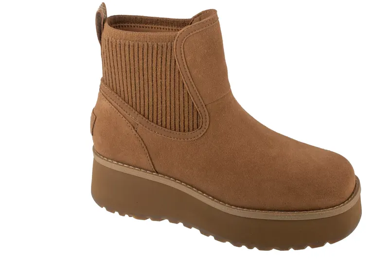 UGG Cityfunc Chelsea Boot 1173258-CHE, Damskie, Brązowe, buty zimowe, skóra zamszowa, rozmiar: 41