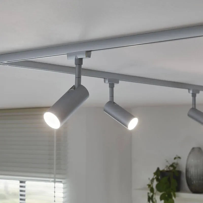 Paulmann URail Tubo spot LED, chrom matowy
