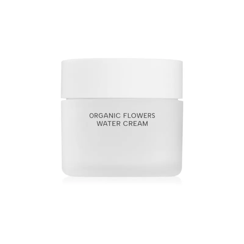WHAMISA Organic Flowers Water lekki krem nawilżający do skóry odwodnionej 50 ml