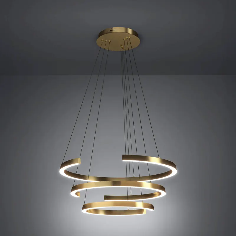 Żyrandol LED Stars of Light Labonete, złota, 80 cm, 3-punktowa, CCT