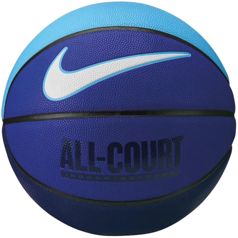 Nike Everyday All Court 8P Ball N1004369-425, Unisex, Niebieskie, piłki do koszykówki, Guma, rozmiar: 7