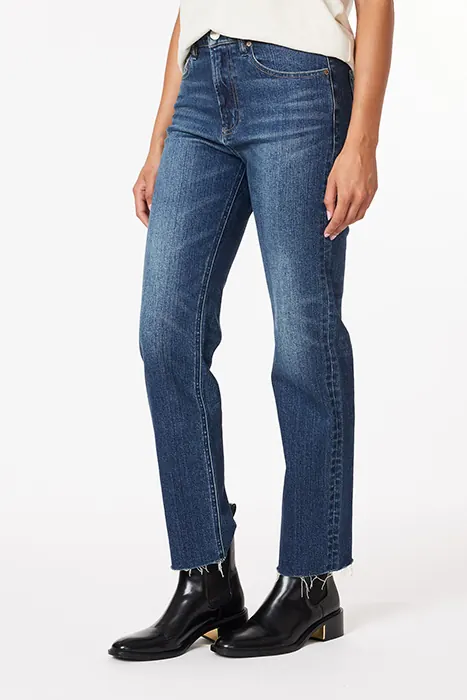 Scotch & Soda High Five High Rise Slim Ferry Tale Maat: W30 | Straight Jeans Outlet | Dames | Blauw