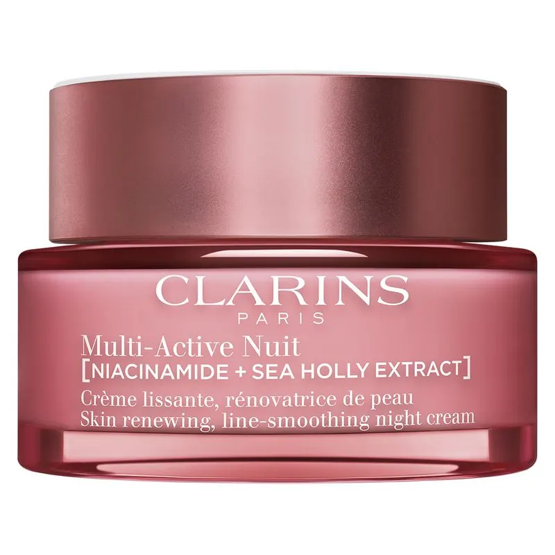 Clarins MULTIAKTYWNY KREM NA NOC WYGŁADZAJĄCO-ODNAWIAJĄCY SKÓRĘ - Multiaktywny krem na noc do każdego rodzaju skóry 50 ML