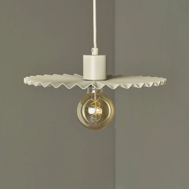 Żyrandol OSRAM Decor Plissee, beżowa, stal, E27