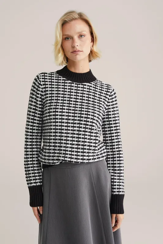 We Fashion Knitted Pullover Black Maat: L | Sweaters Outlet | Dames | Zwart