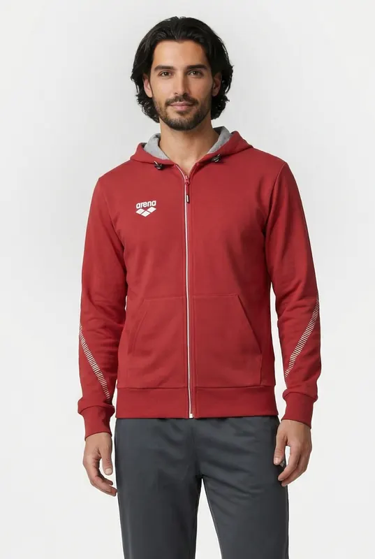 Arena Unisex Tl Hooded Jacket Red Maat: XS | Hoodies Outlet | Unisex | Rood