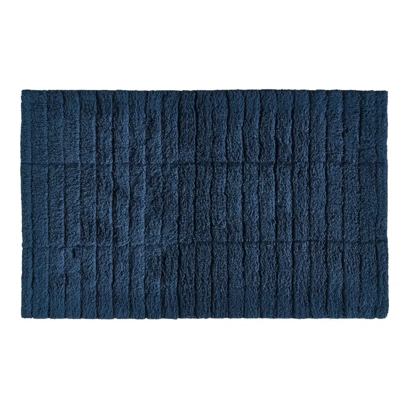 Niebieski dywanik łazienkowy 80x50 cm Tiles − Zone