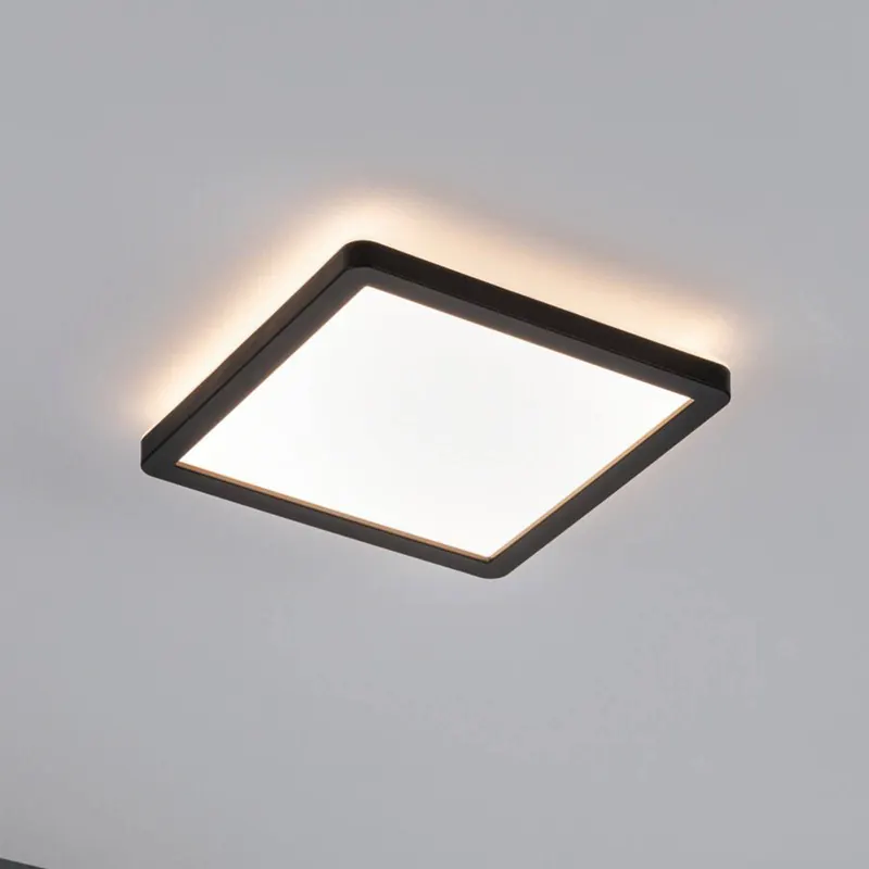 Paulmann Atria Shine panel on/off black 830 19x19